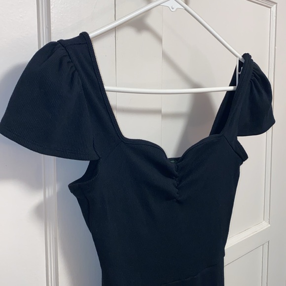 Wild Fable Small Black Cap Short Sleeve Fit & Flare Knit Skater Dress - Picture 8 of 8